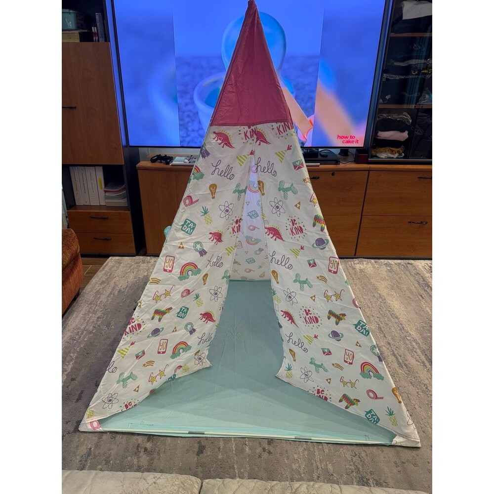 Pillowfort Teepee / Kids Toy Tent, 60"x52"